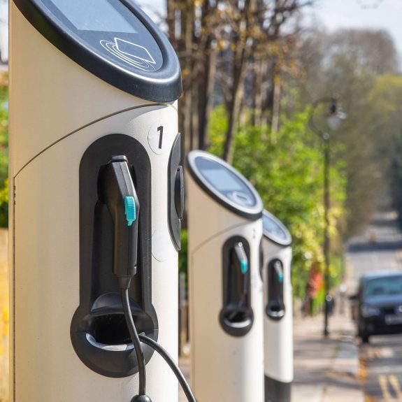 On Street Electric Car Charging Stations